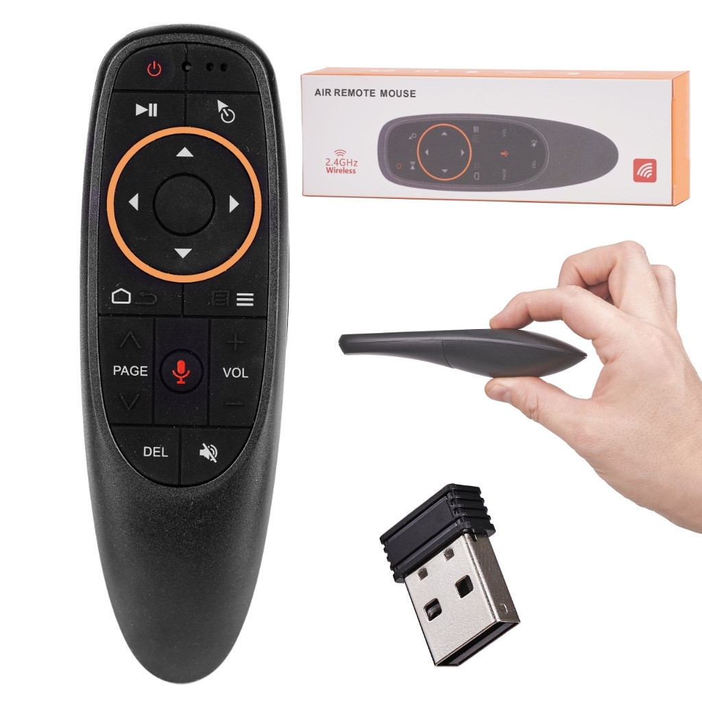 Controle remoto com microfone e mouse, 17 botões