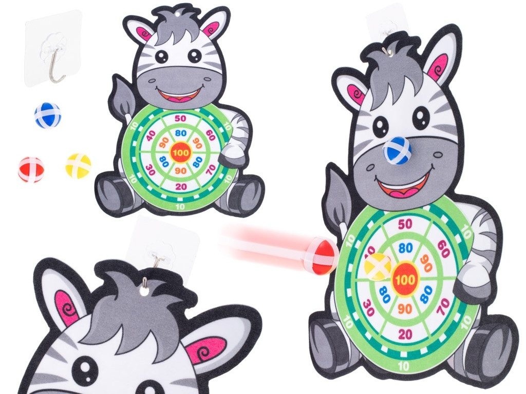 Gioco in velcro Zebra - Coordinazione e precisione
