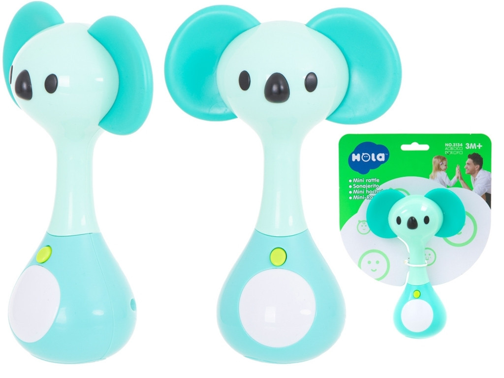 Teether Koala with Silicone Ears, 3 Sound Modes