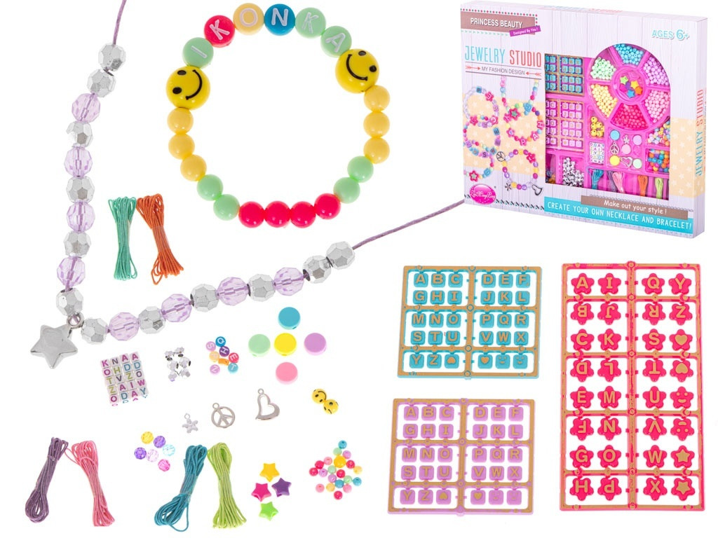 Bracciale con set di perle - 344 perle e accessori
