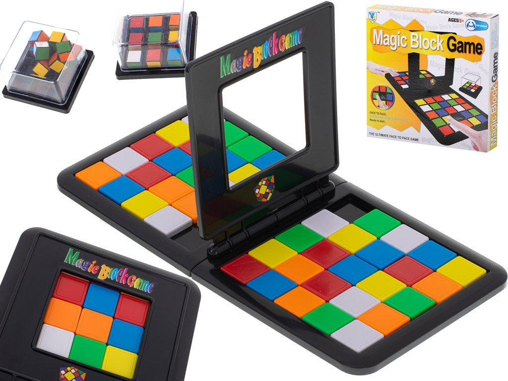 Colorful 3D brain exercise puzzle