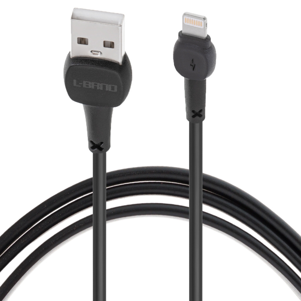 Fast charging cable 2A, 100 cm, black