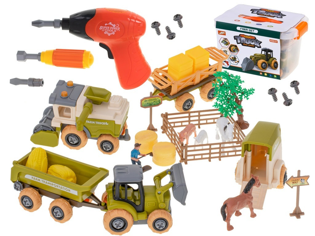 Efficient combine with spiral drill