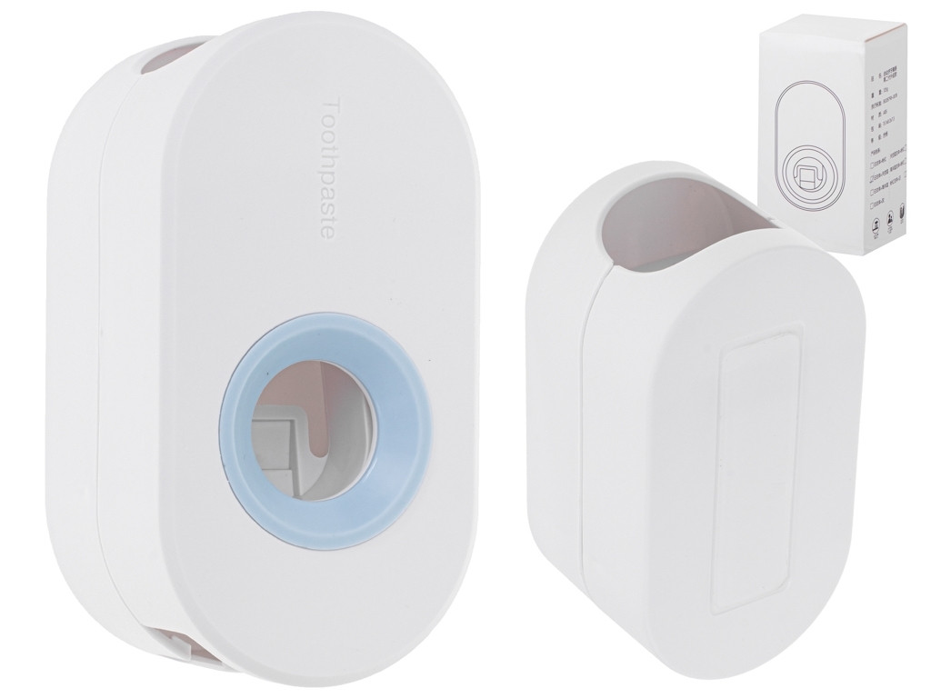 Automatic toothpaste dispenser with squeezer