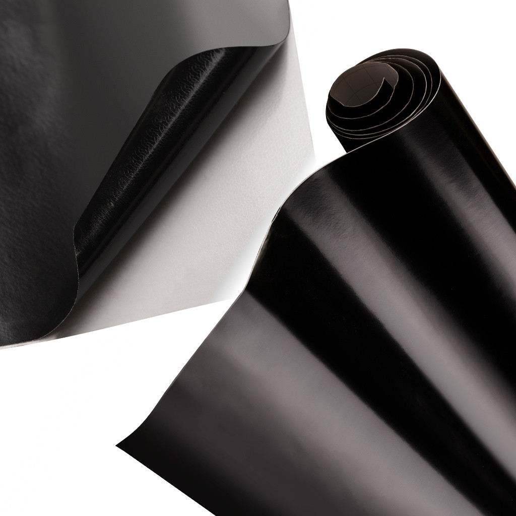 Glossy black foil roll 1.52x30m