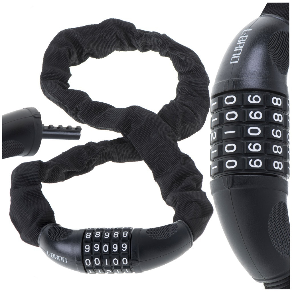 High-quality bicycle lock 5-digit Code 100 cm