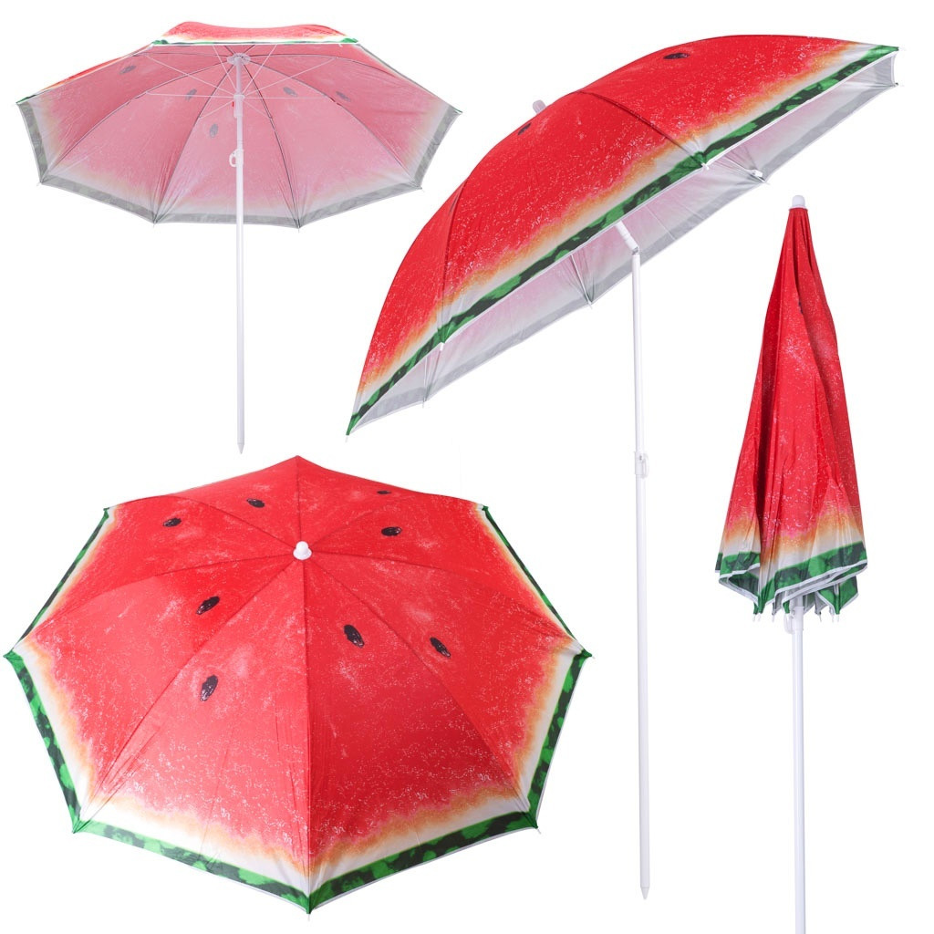 Foldable parasol UV protection watermelon