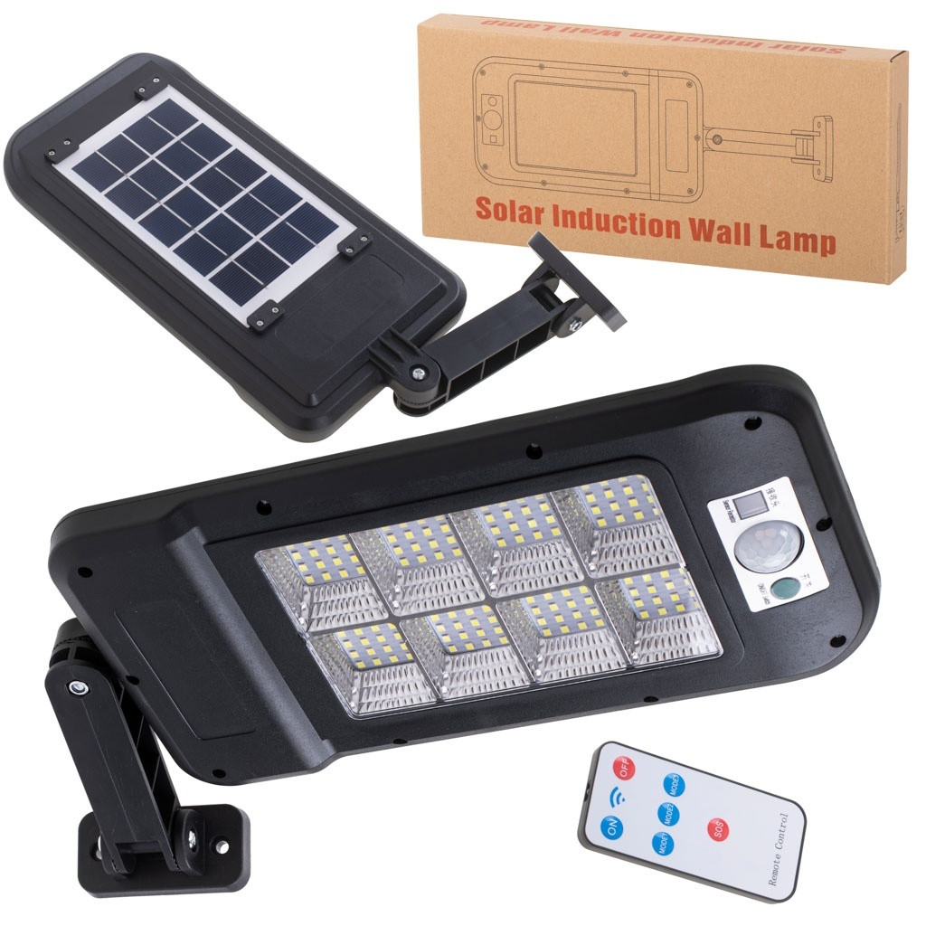 Lâmpada solar com sensor e controle remoto