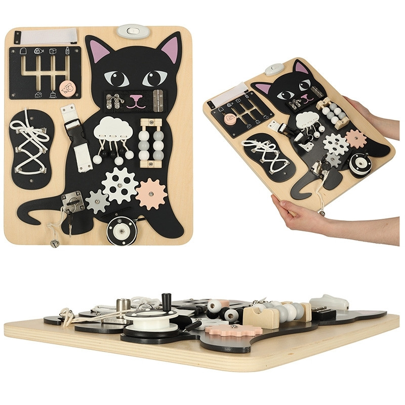 Interactive Kitten Board for Kids - Learning and Play