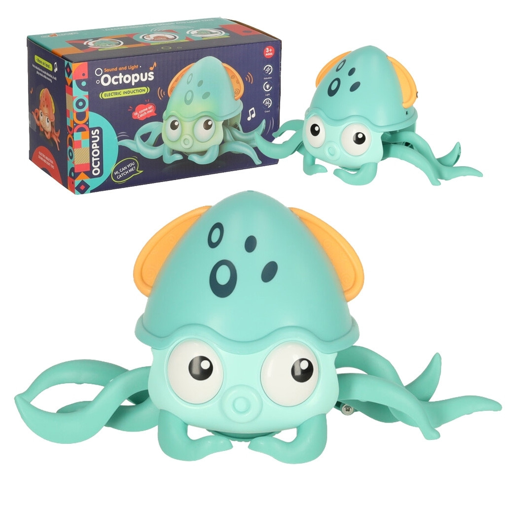 Music playing Blue Octopus with Creep function