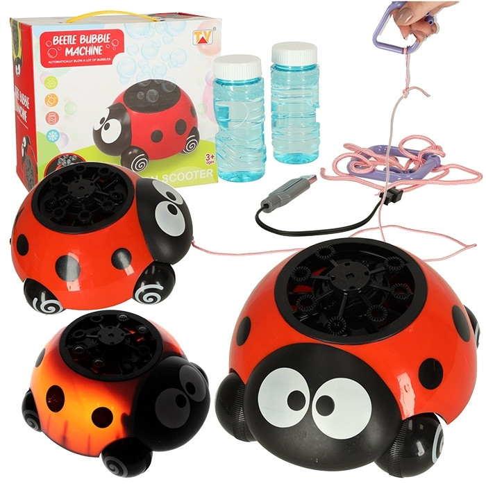 Rechargeable Ladybug Soap Bubble Machine
