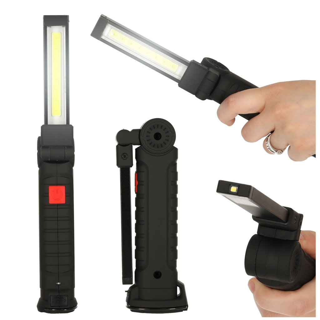 LED workshop torch 3W, 200 lm, magnetic base