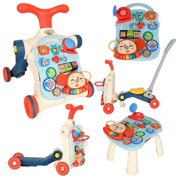 Multifunctional 5in1 Walker: Table, Scooter, Bicycle