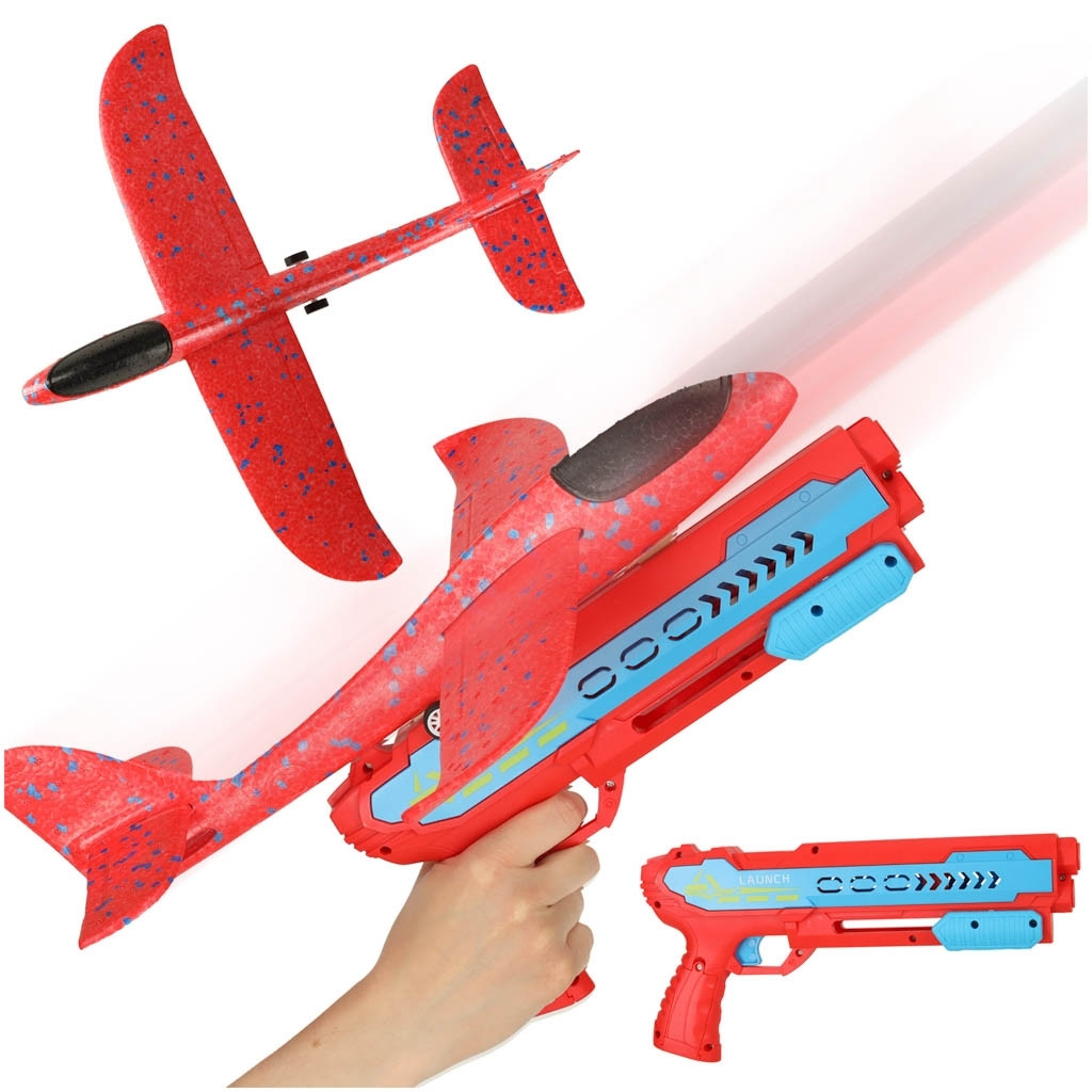 Red Aircraft Launcher for Physics Learning