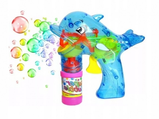 Dolphin Soap bubble gun - Sight & Physics Development