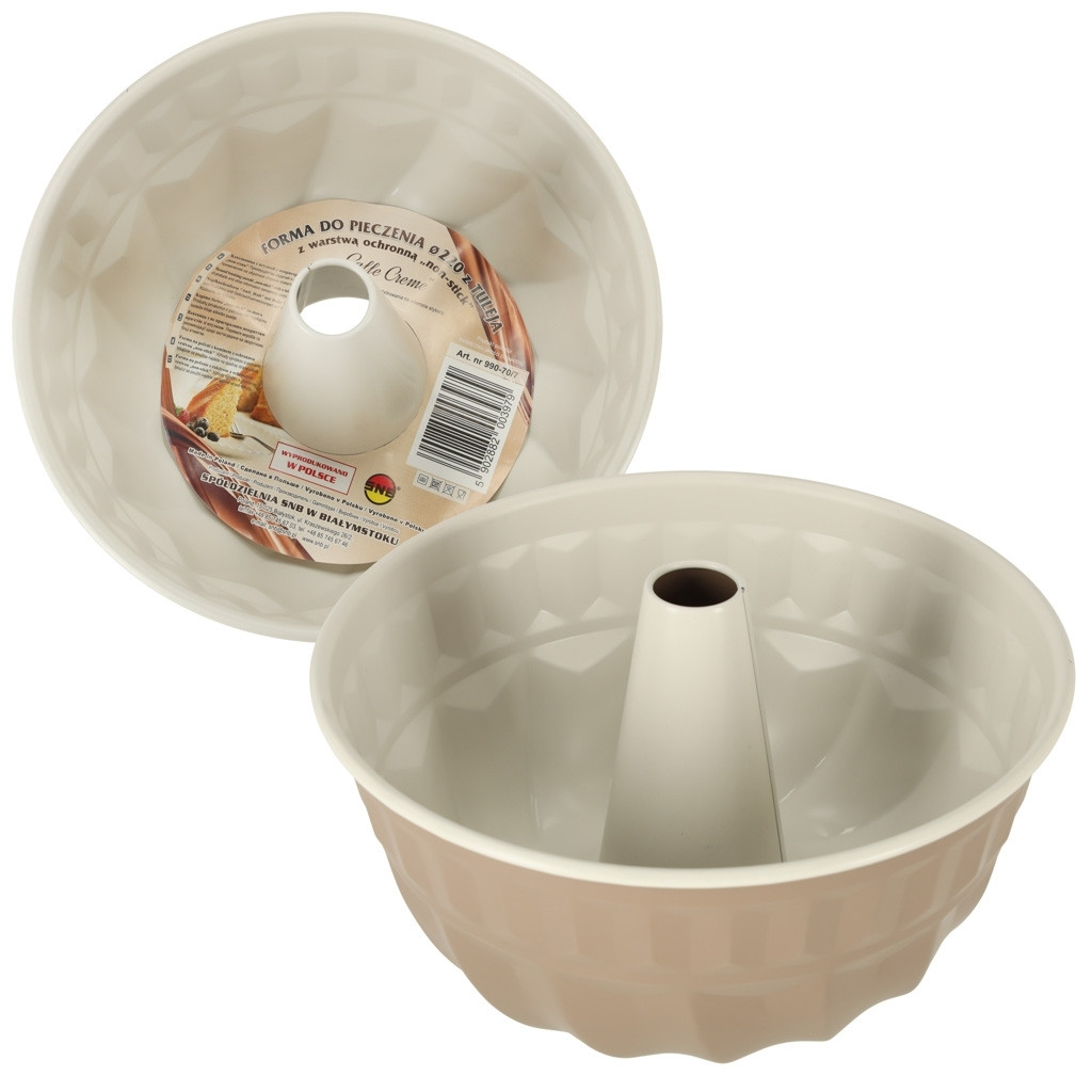 Patterned non-stick round baking tin 22 cm