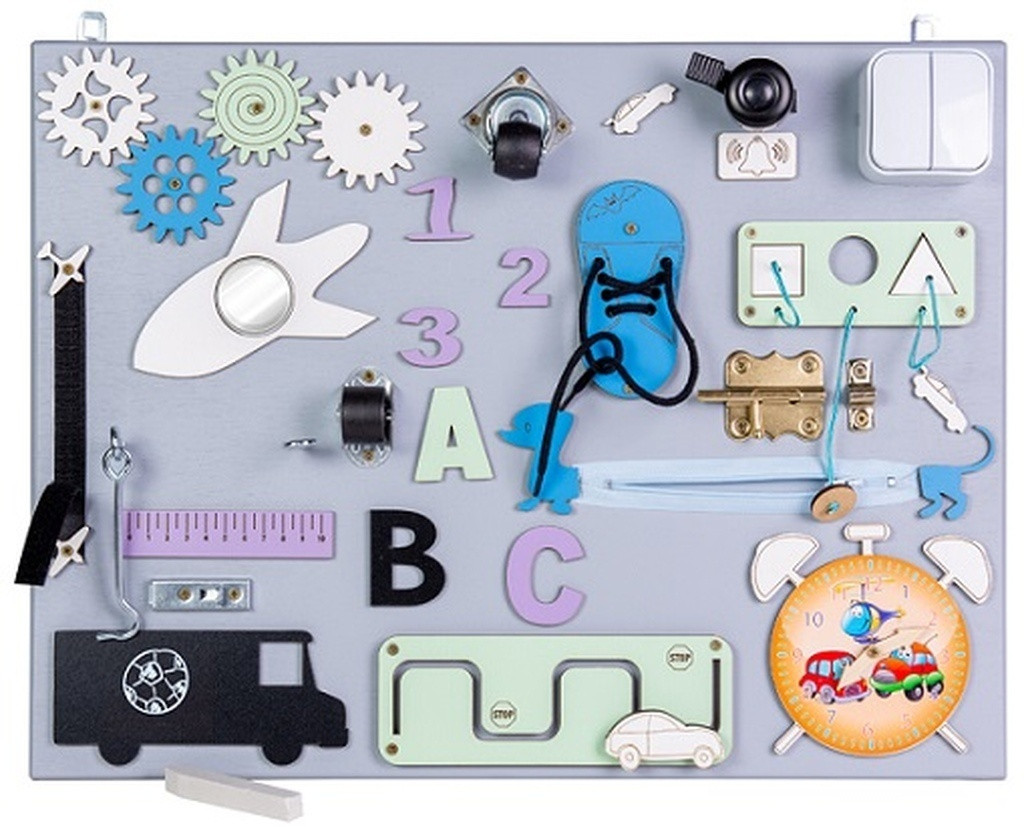 Interactive Wooden Explorer Board for Children
