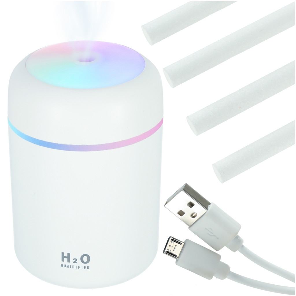 Humidifier & Diffuser with RGB light, White
