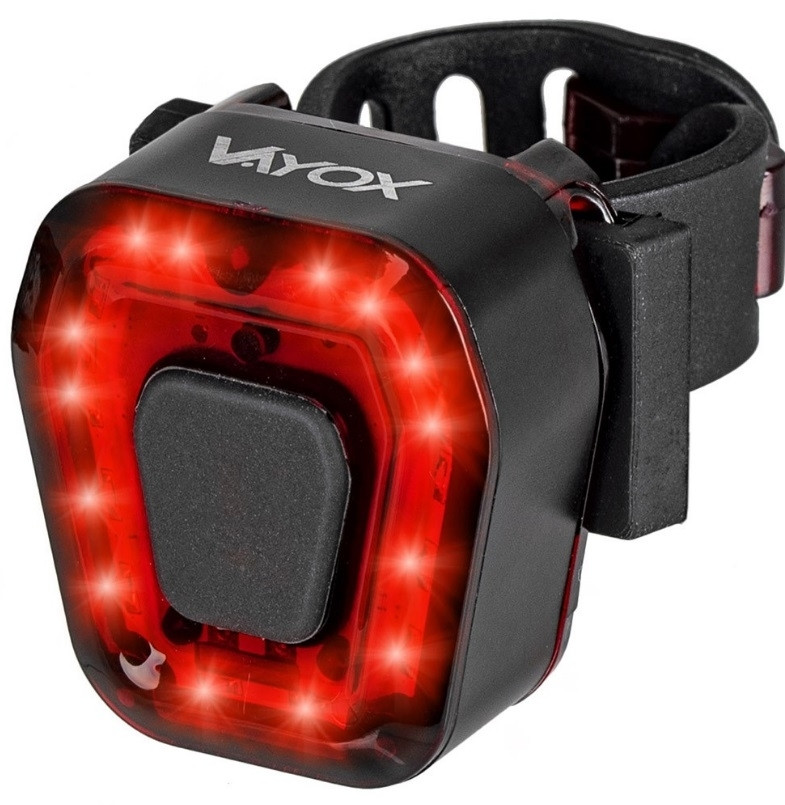 Rechargeable red bicycle light LED