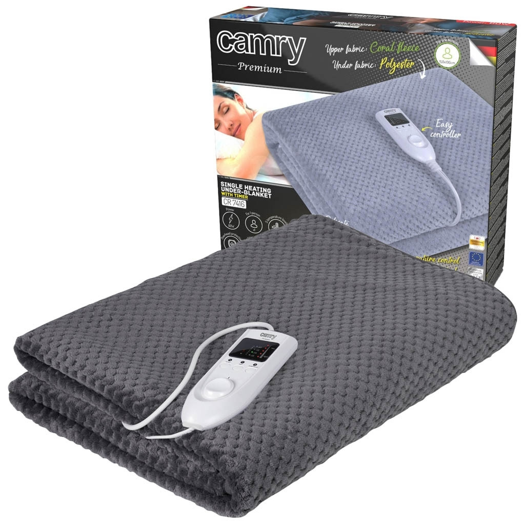 Electric Heating Blanket with Timer, 5 Settings