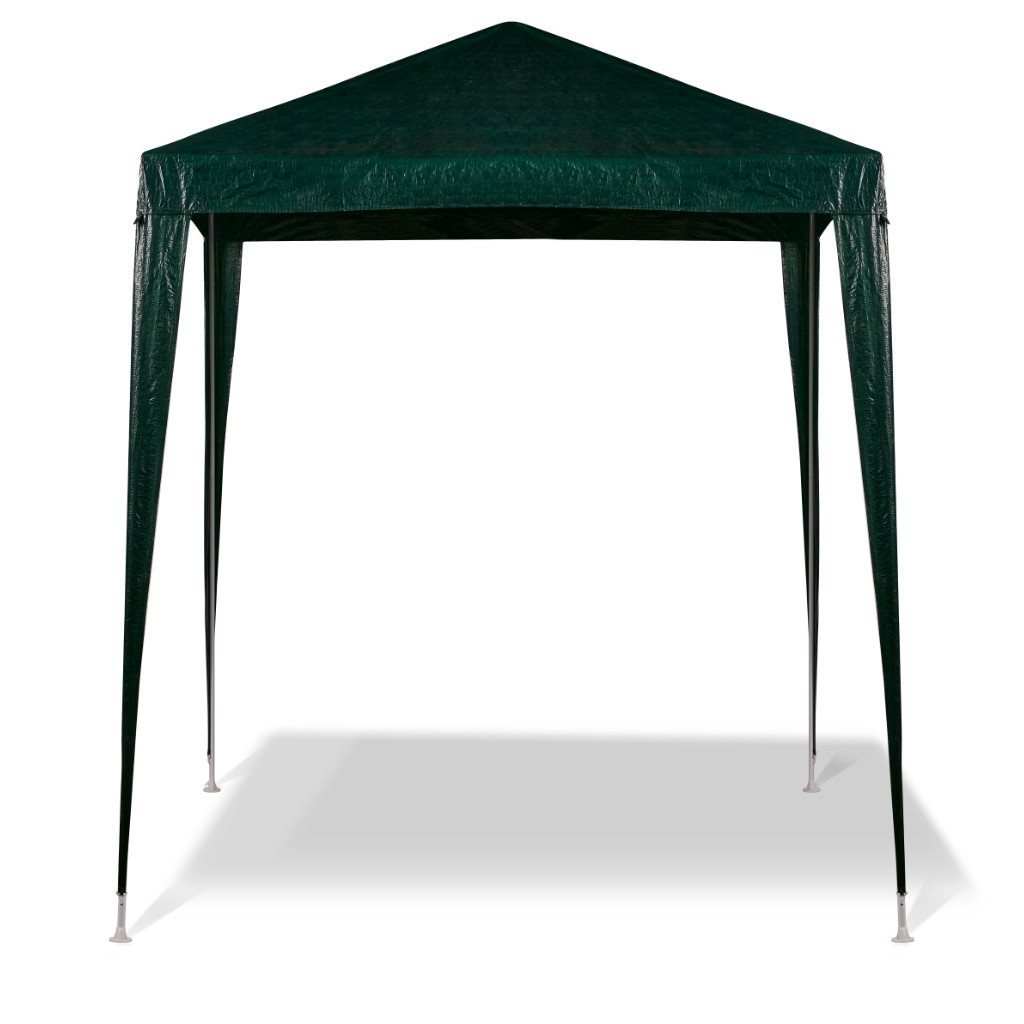 Robust green event tent 2x2m - Spacious