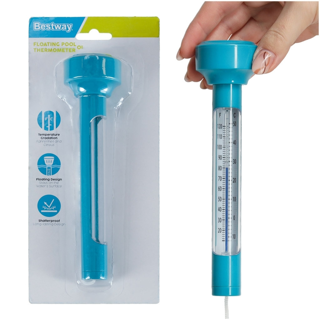 Termometro per piscina con display chiaro