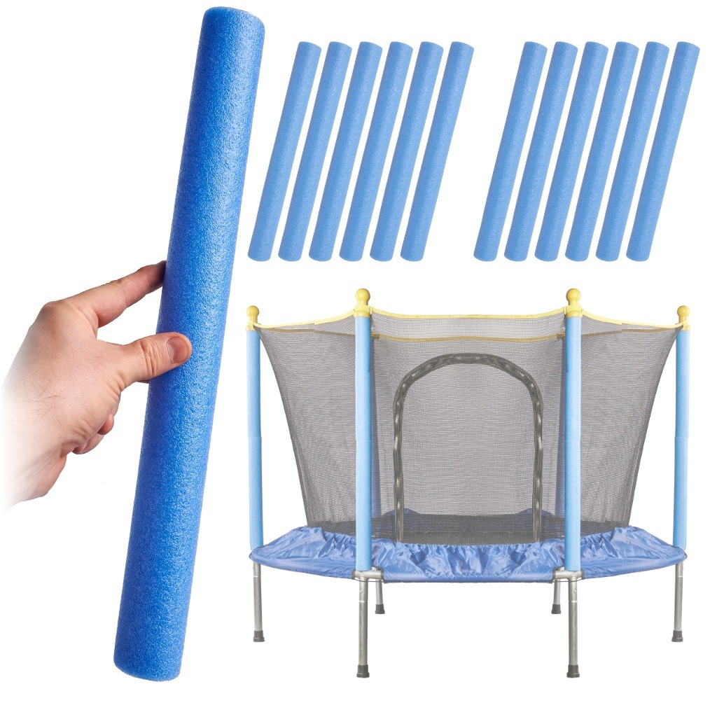 Protective foam sleeves for trampoline posts