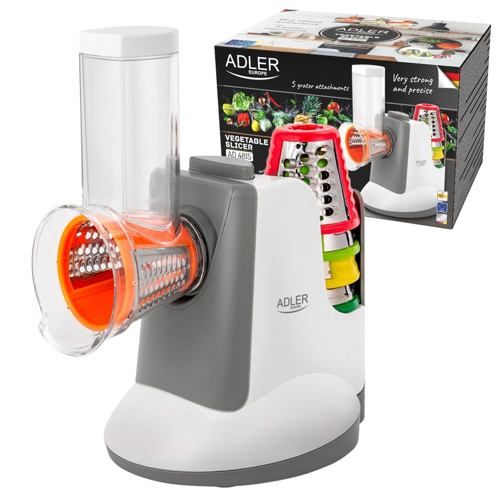 Efficient vegetable shredder with 5 accessories