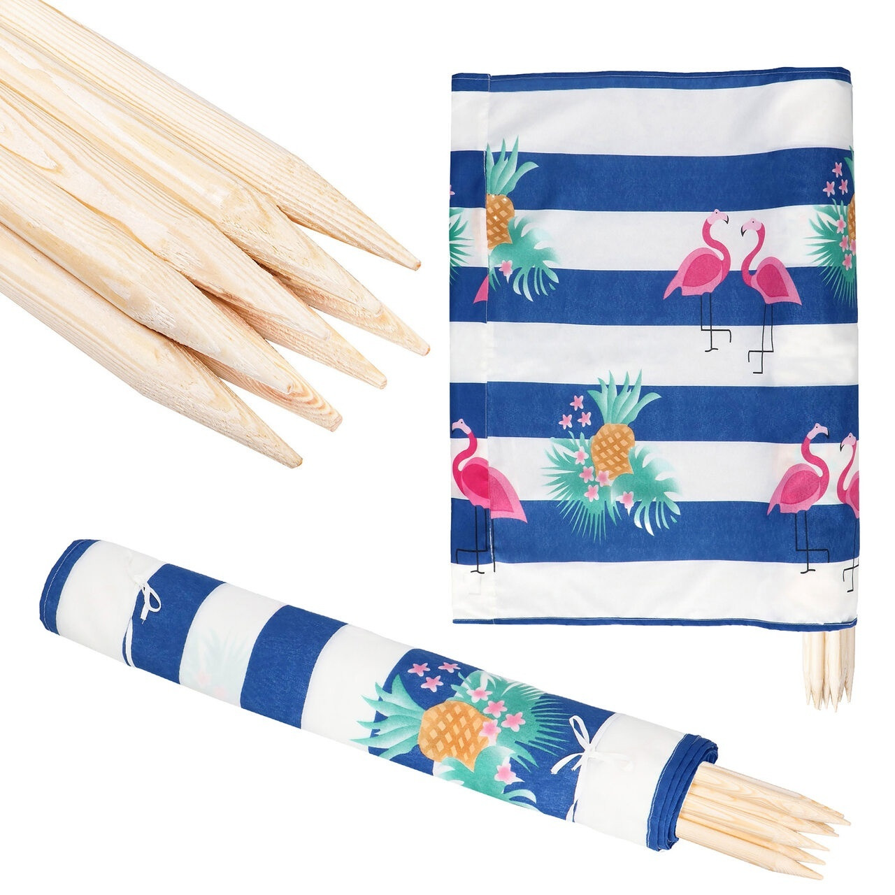 Beach Screen 6m - Tropical Stripes