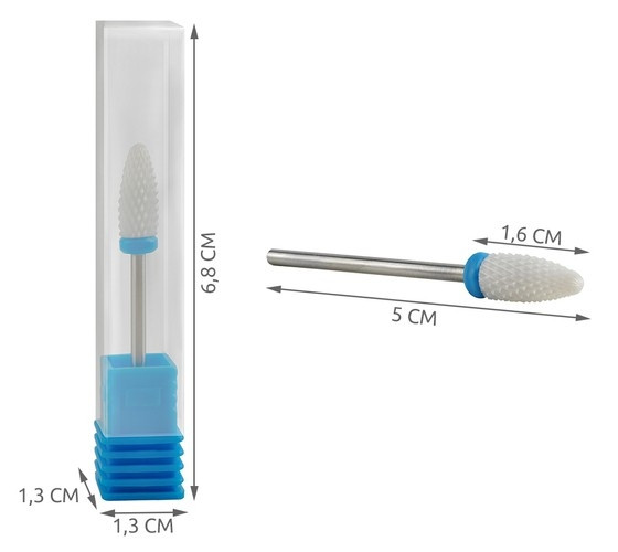 Ceramic cone shaped cutter for precision