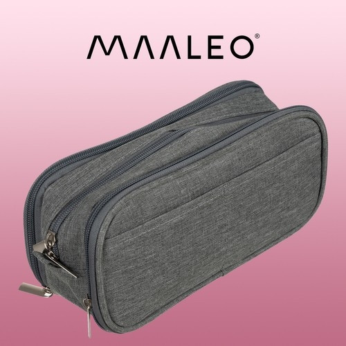 Trousse triple extensible - gris