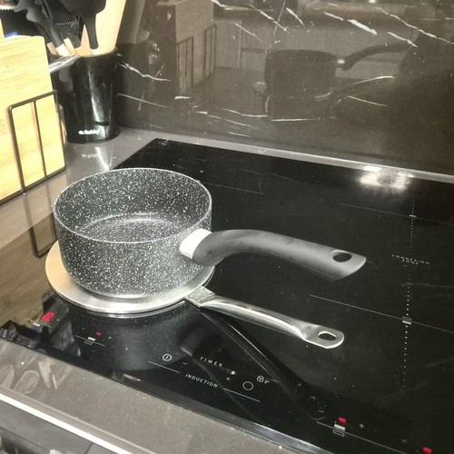 Induction pad for even heat distribution