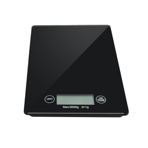 Digital flat kitchen scale with high precision