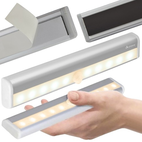 Lâmpada LED autoadesiva com sensor de movimento