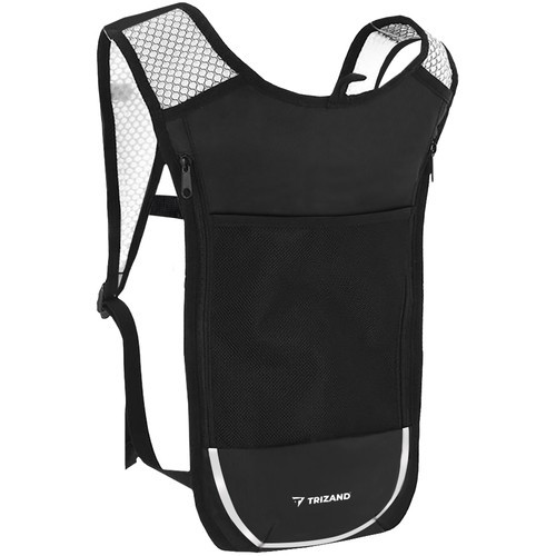 Sac à dos gris avec poche à eau 2L