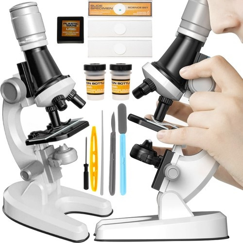 Educational microscope 1200x magnification