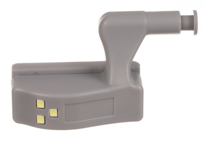 LED lamp for hinged cabinets, energy efficient