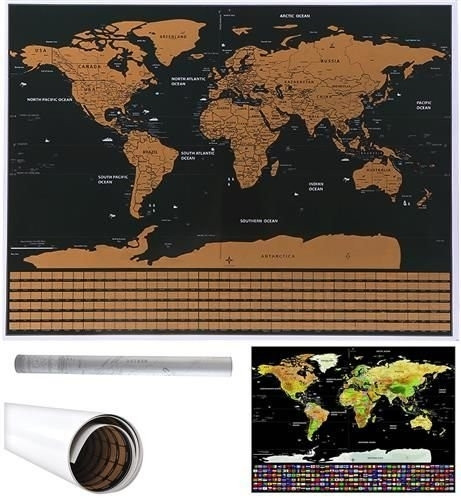 Scratch Map World - Premium, Perfect Gift