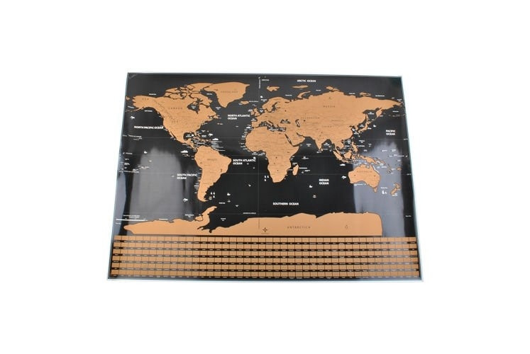 Scratch Map World - Premium Quality with Accessories