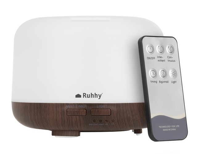 Umidificatore con telecomando e olio profumato