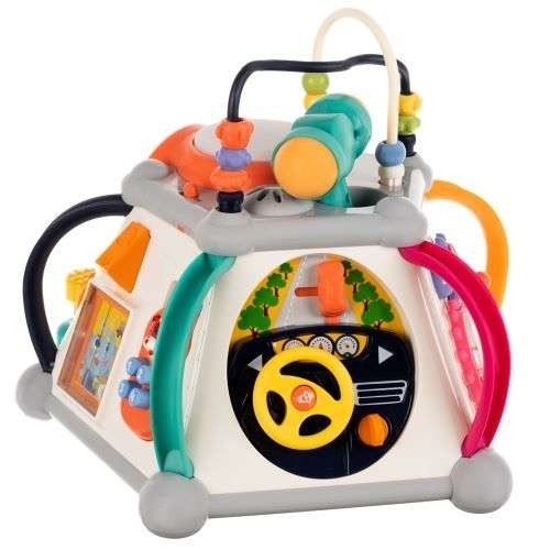 Interactive Cube with Sound, Light & Learning