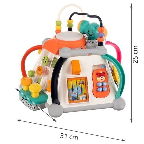 Interactive Cube with Sound, Light & Learning