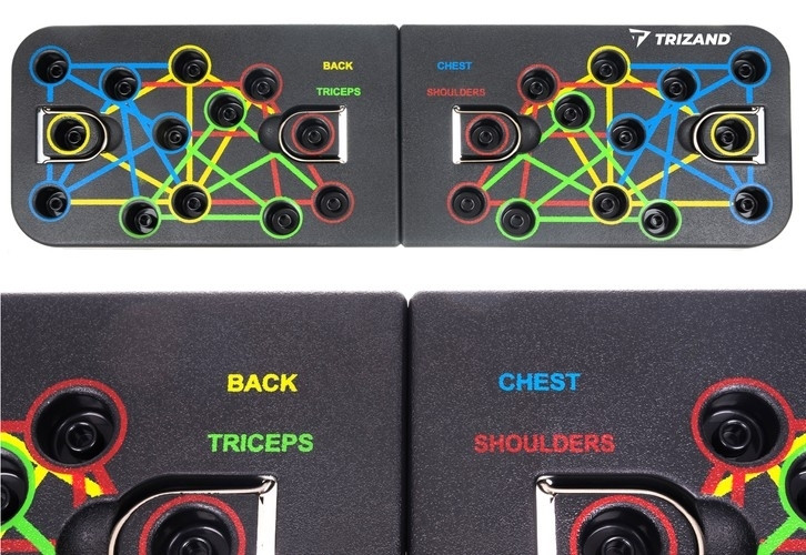 Multifunctional Training Board with Handle & Rope