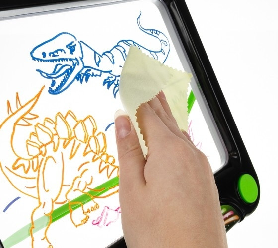 Prancheta LED fluorescente para crianças com modelos