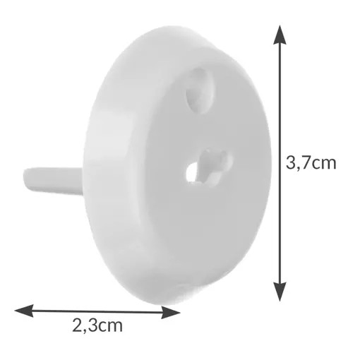 Child-proof electrical socket cover 15-pack with keys