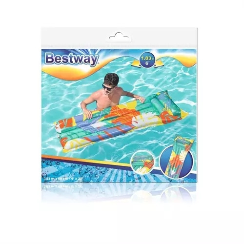 Matelas gonflable durable avec oreiller et patch