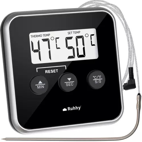 Termometro da cucina digitale con sonda e timer