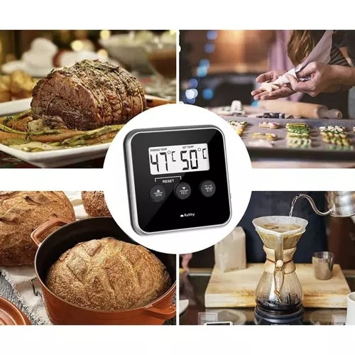 Digitales Küchenthermometer mit Sonde und Timer
