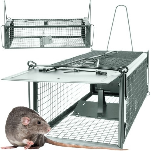 Automatic Rodent Trap in Galvanized Metal