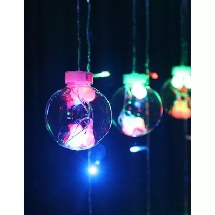 Tenda a sfera a LED multicolore con timer e telecomando